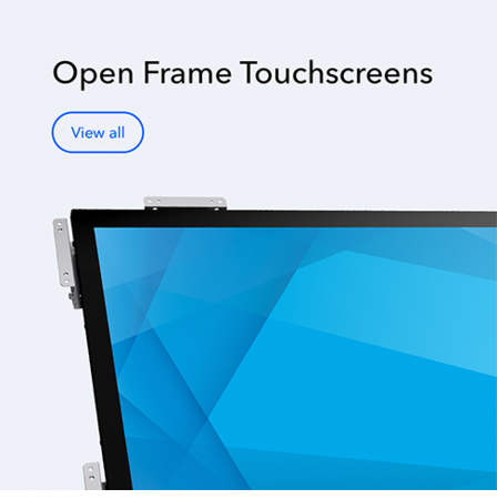 Écrans tactiles à cadre ouvert