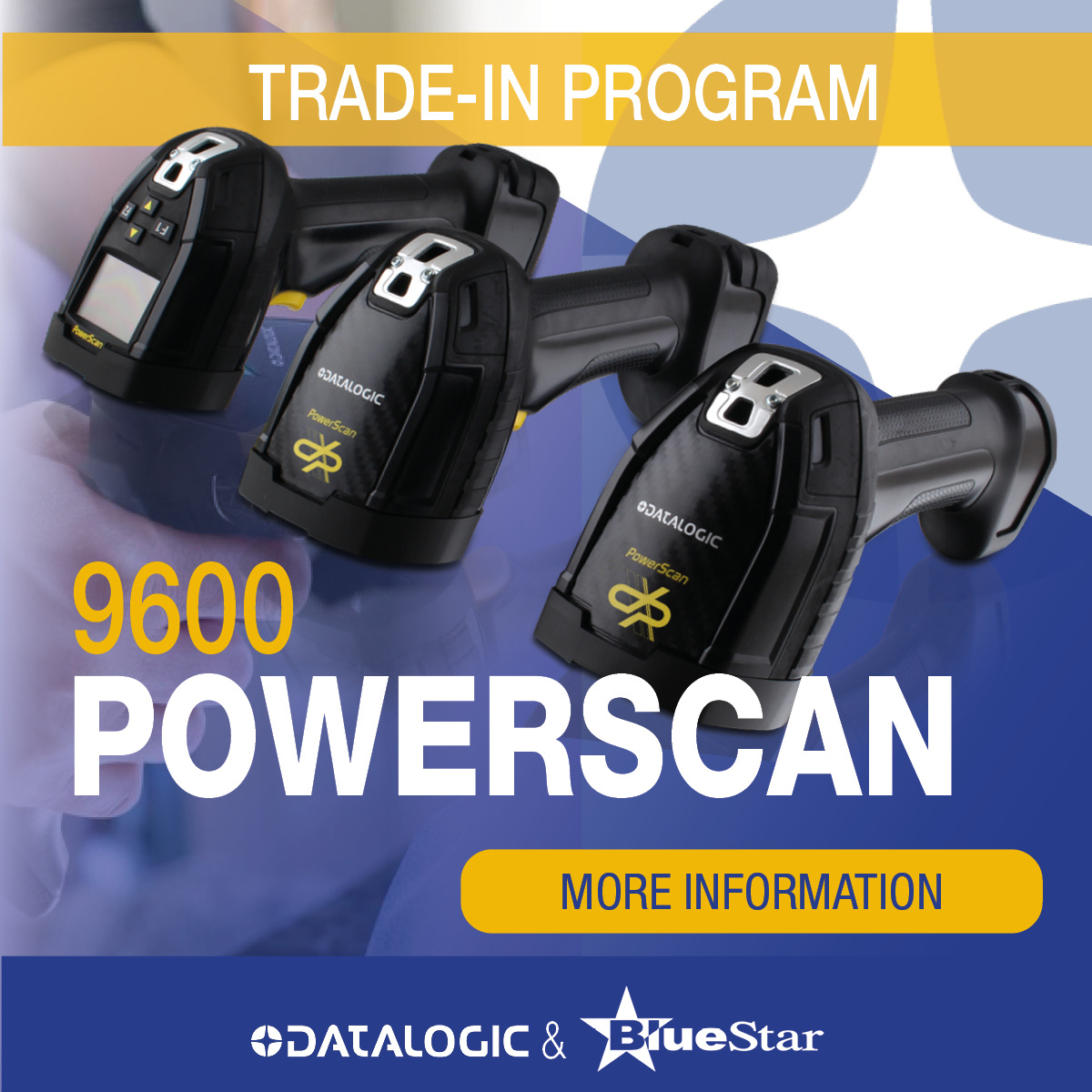 Promotions banners - Datalogic Powerscan Trade-in