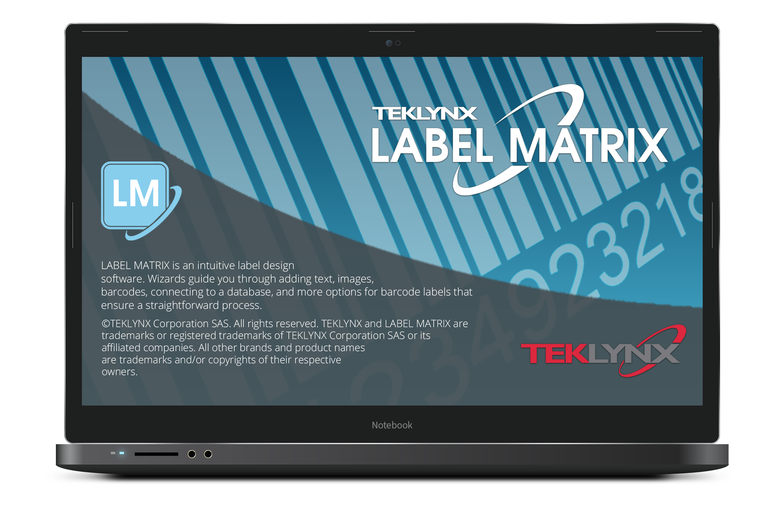 LABEL MATRIX Splash Mock