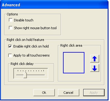 Disable Touch Screen Button Right-Clicking Behavior for Running VI